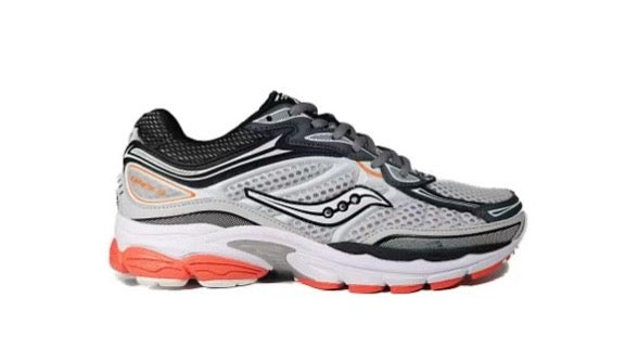 Saucony Omni 9 - Gris clair / orange et blanc